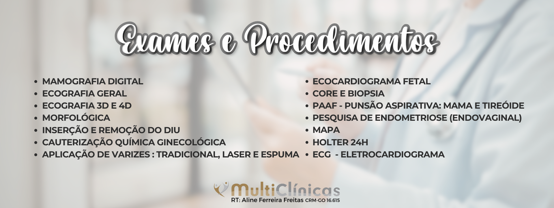 EXAMES E PROCEDIMENTOS
